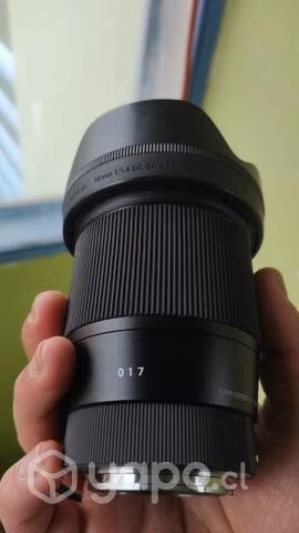Lente Sigma 16mm montura Sony e