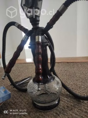 Hookah 50 cm con dos mangueras