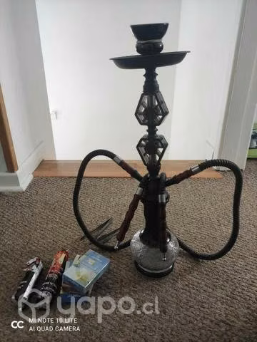 Hookah 50 cm con dos mangueras