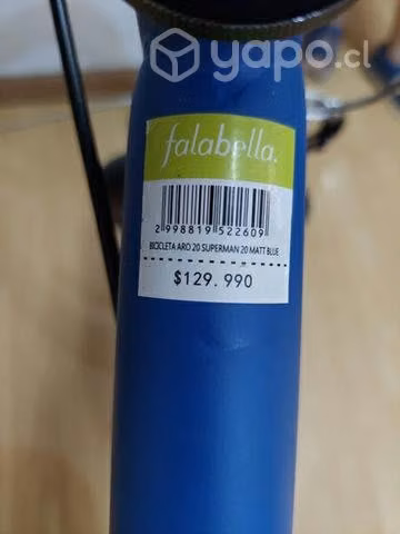 Bicicleta Niño Aro 20/ Superman/BMX/ Nueva - Imagen 4