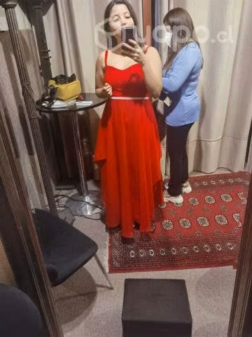 Vestido formal rojo
