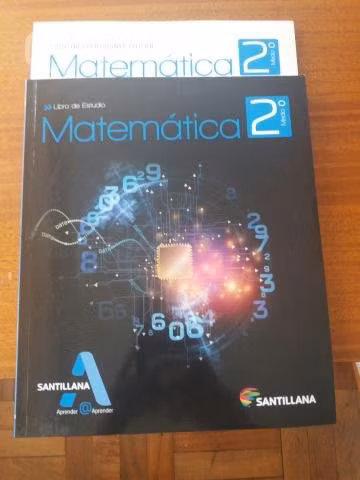 Libro Matemática Santillana matemática sin uso