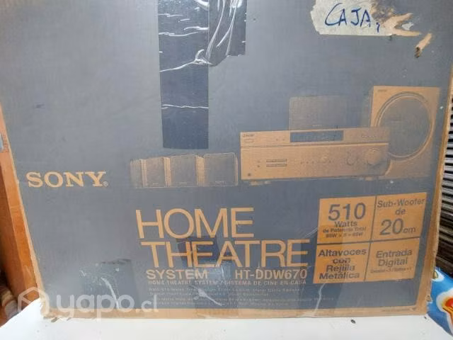 Receiver, home theater sony str-k670P 5.1 y sub.