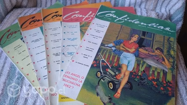 Antiguas revistas vintage retro para damas año 60