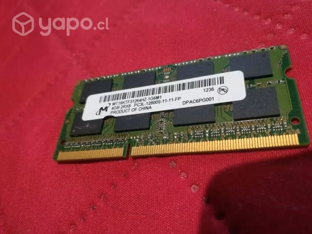 Memoria ram 4gb pc3