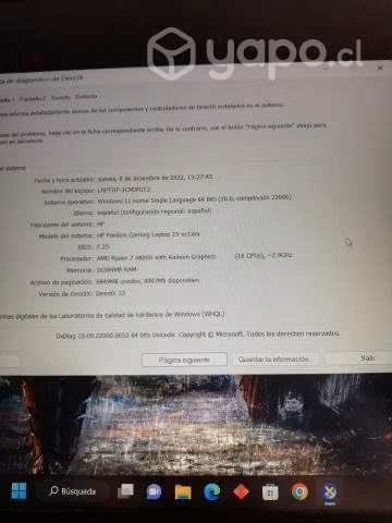 Notebook gamer hp