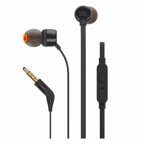 JBL Audífonos Negro Naranjo T110 BLK