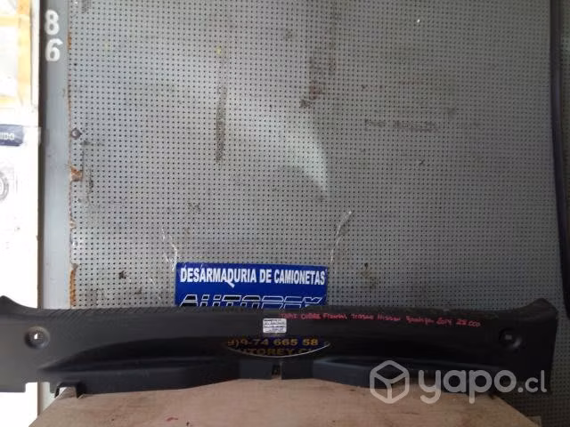 Tapiz cubre frontal trasero Nissan Qashqai 2011 al