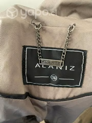 Abrigo beige ALANIZ original talla 36