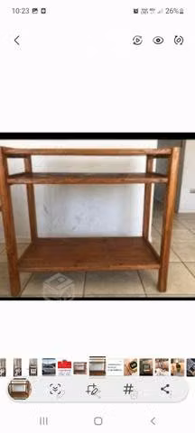 Mesa para tv pino oregon