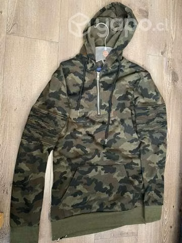Polerón verde militar talla S