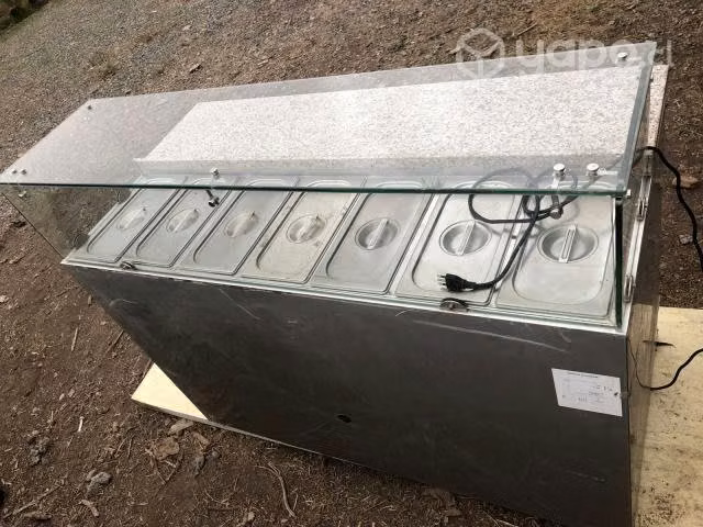 MESÓN REFRIGERADO -CALVAC 7 Depósitos. IMPECABLE