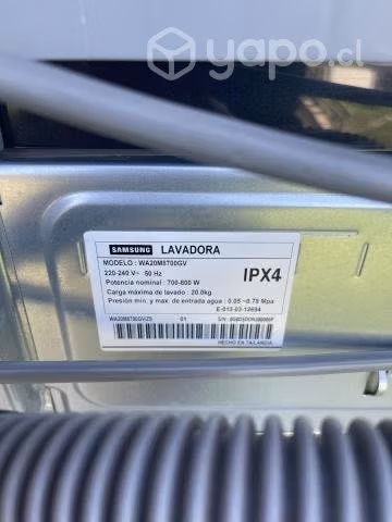 Lavadora automática Samsung 20 Kg