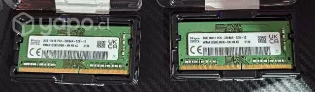 Pack ram ddr4 Notebook 3200Mhz 2x8GB