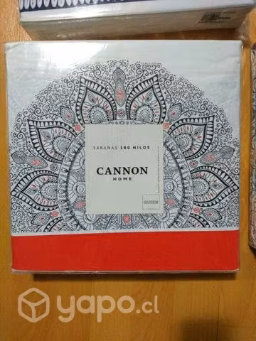 Sábanas Cannon 180 hilos 2 plazas Queen ORIGINALES