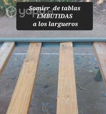 Cama 1 Plaza FIERRO MACIZO - Imagen 2
