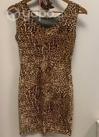 Vestido standar animal print. Nuevo