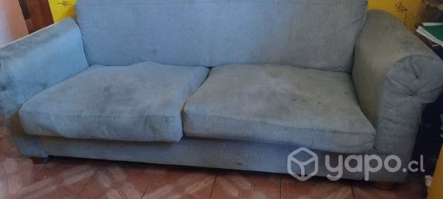 Sillón americano de fierro para tapizar de 3 cuerp
