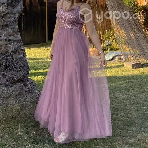 Vestido fiesta rosado