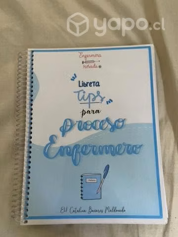 Libreta enfermera rosada tips para realizar PE
