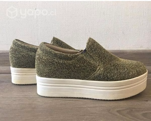 Zapatillas Doradas