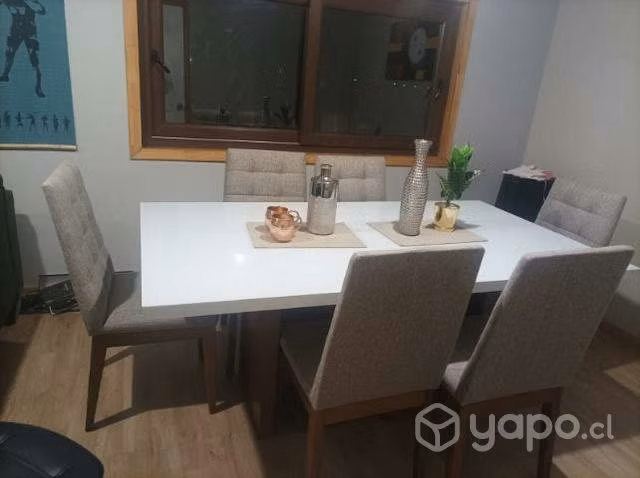 Comedor 6 sillas moderno