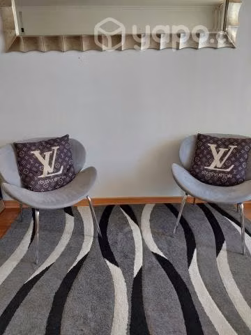 2 Sillones grises de terciopelo - Imagen 4