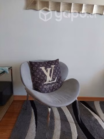 2 Sillones grises de terciopelo - Imagen 3