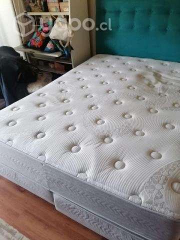 Box Spring Rosen 2 plazas - Imagen 2