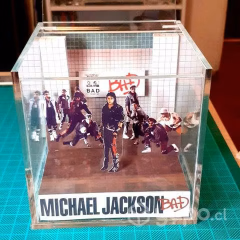 Michael jackson cubo diorama