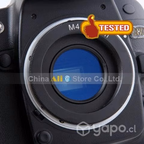Adaptador lente M42 a cámara Nikon (Foco infinito)