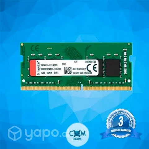 Memoria ram notebook ddr4 8gb 2400-2666 mhz