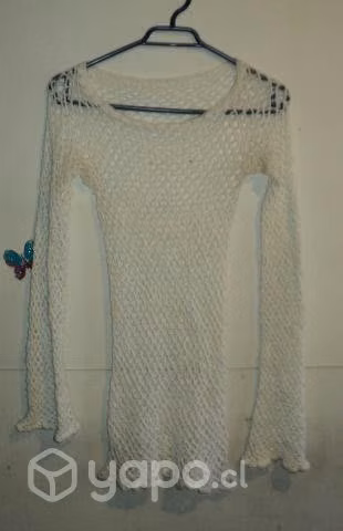 Chaleco a Crochet Calado