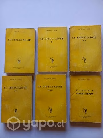 José Ortega y Gasset. El Espectador. Otro.