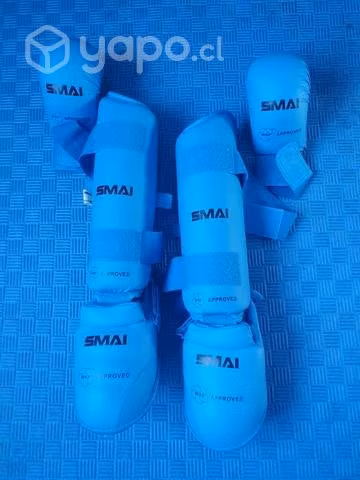 Guantillas y canilleras de karate talla M