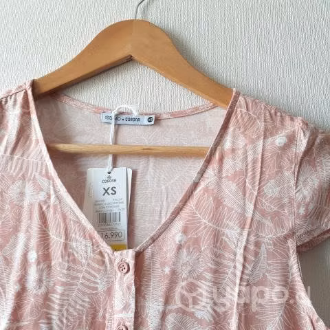 Enterito rosado salmón XS NUEVO - Imagen 2