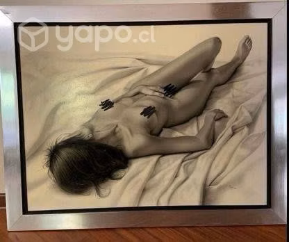 Pintura Hiperrealista del Artista Mora - Censurada