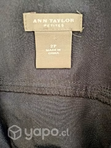 Vestido fiesta Ann Taylor, azul, con seda/encaje