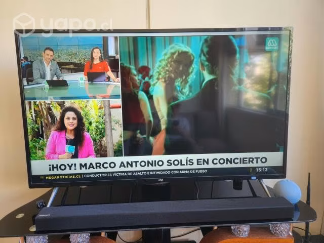 Tv led AOC smart tv de 50"" + rack