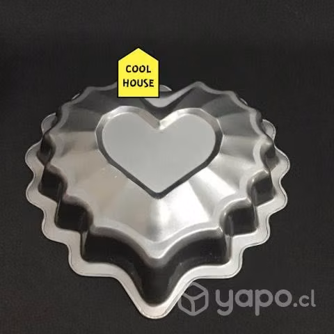 Molde de Repostería con Diseño de Corazón