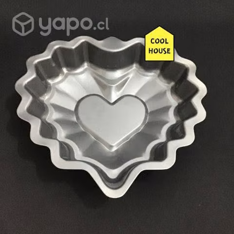 Molde de Repostería con Diseño de Corazón