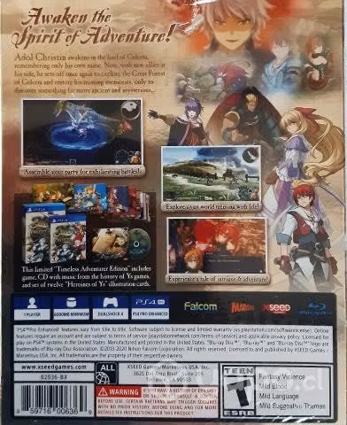 YS Memories of Celcelta Timeless Adventurer Editio