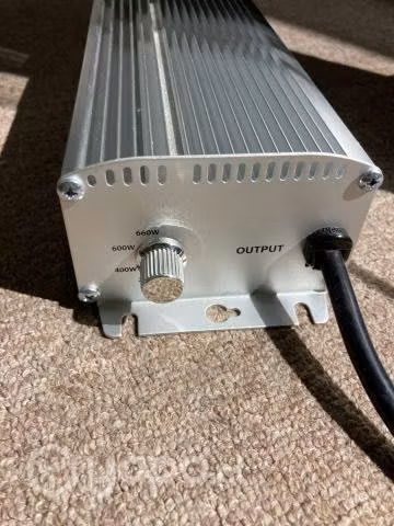 Ballast electronico 660 w con focos y cooltube 125