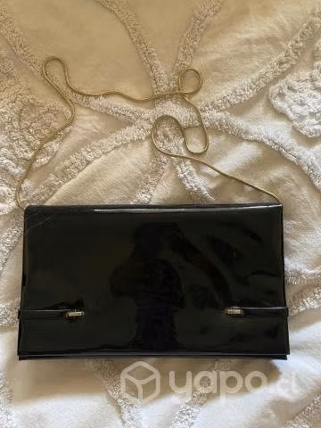 Bolso de fiesta charol negro