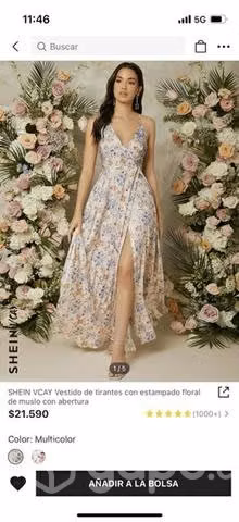 Vestido nuevo con estampado floral