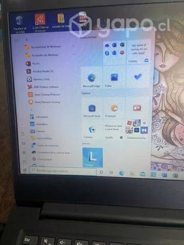 Notebook lenovo sin nada de uso