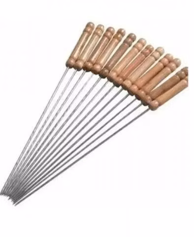 Brochetas de acero inoxidable