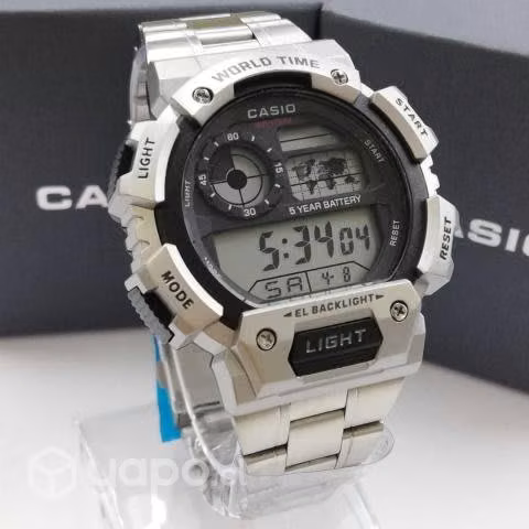 Reloj casio ae1400wd world time nuevos