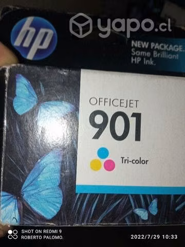 Tinta HP 901 color original