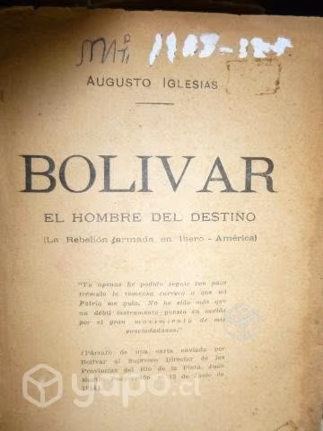 Libro; Bolivar